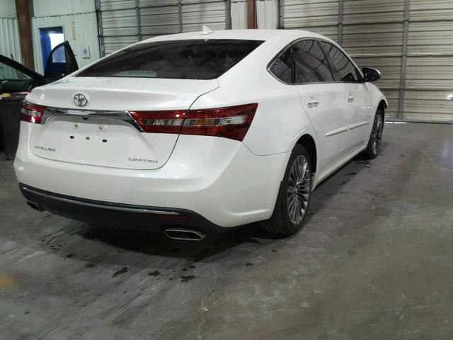 4T1BK1EB2GU234786 - 2016 TOYOTA AVALON XLE WHITE photo 4