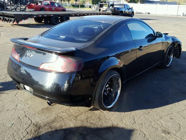 JNKCV54E35M427768 - 2005 INFINITI G35 BLACK photo 4