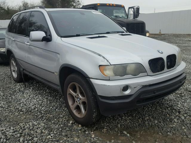 5UXFA53562LP44973 - 2002 BMW X5 3.0I SILVER photo 1