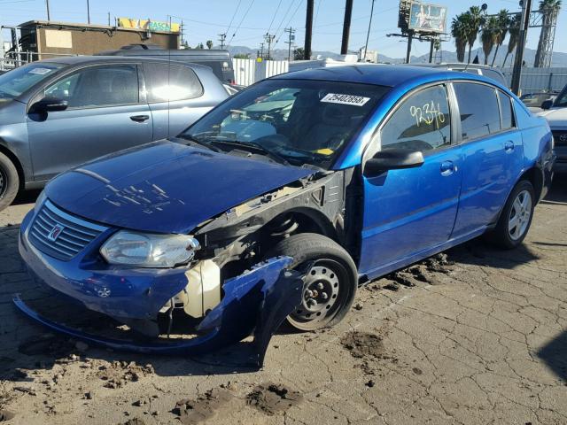 1G8AJ55F96Z157262 - 2006 SATURN ION LEVEL BLUE photo 2