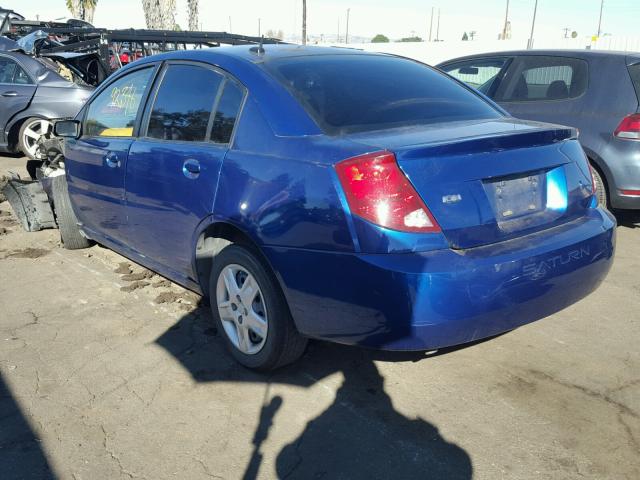 1G8AJ55F96Z157262 - 2006 SATURN ION LEVEL BLUE photo 3