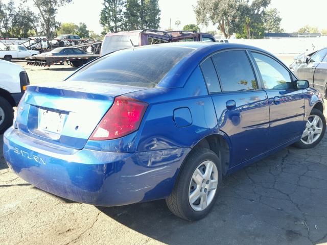 1G8AJ55F96Z157262 - 2006 SATURN ION LEVEL BLUE photo 4