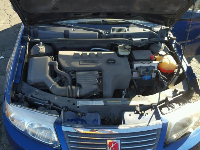 1G8AJ55F96Z157262 - 2006 SATURN ION LEVEL BLUE photo 7