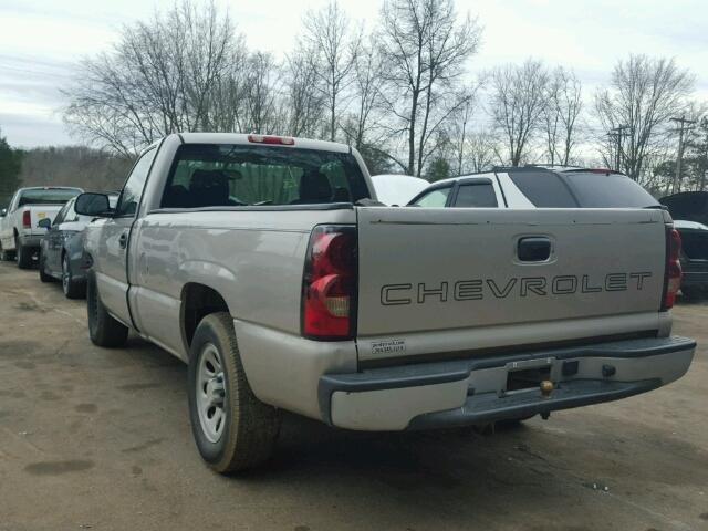 3GCEC14V76G176234 - 2006 CHEVROLET SILVERADO TAN photo 3