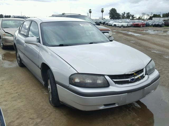 2G1WF52E449196365 - 2004 CHEVROLET IMPALA SILVER photo 1