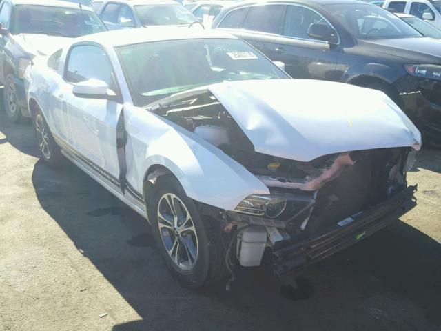 1ZVBP8AM4E5201668 - 2014 FORD MUSTANG WHITE photo 1