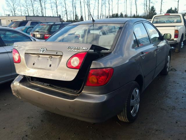 1NXBR32E73Z117429 - 2003 TOYOTA COROLLA CE GRAY photo 4