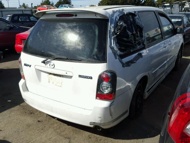 JM3LW28J060569760 - 2006 MAZDA MPV WAGON WHITE photo 4