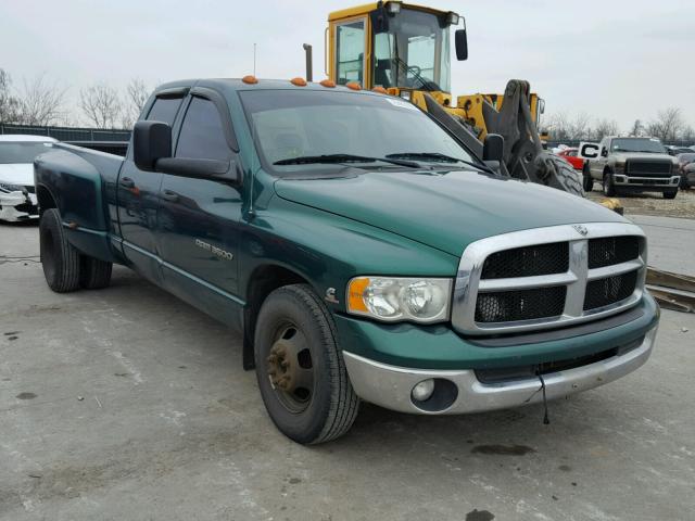 3D7MA48C44G131718 - 2004 DODGE RAM 3500 S GREEN photo 1