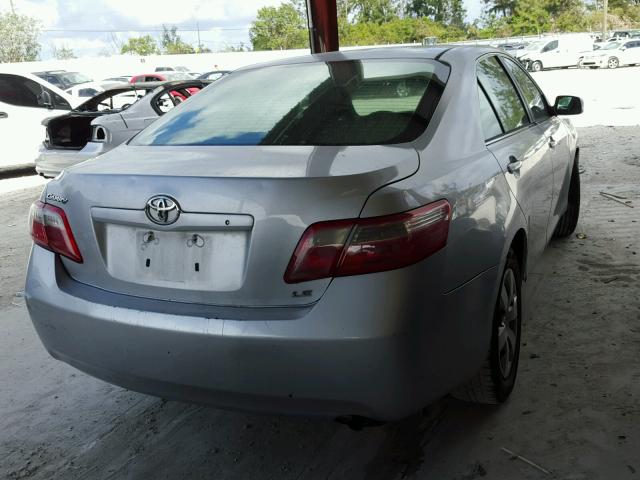 4T1BE46K67U017135 - 2007 TOYOTA CAMRY NEW GRAY photo 4