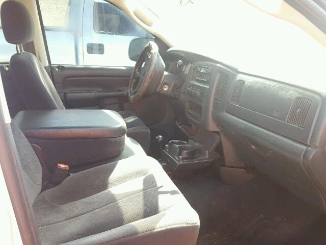 3D7KU28D53G722263 - 2003 DODGE RAM 2500 S WHITE photo 5