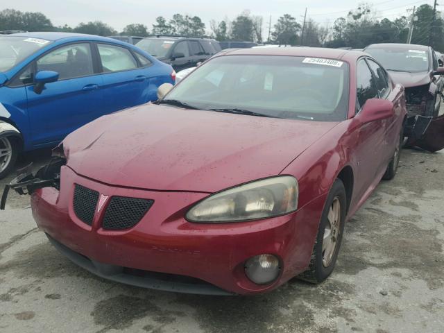 2G2WP552561156534 - 2006 PONTIAC GRAND PRIX MAROON photo 2