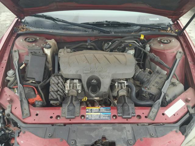 2G2WP552561156534 - 2006 PONTIAC GRAND PRIX MAROON photo 7