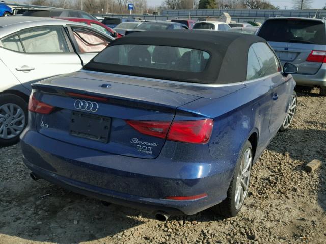 WAU3FLFF6F1120121 - 2015 AUDI A3 PREMIUM BLUE photo 4