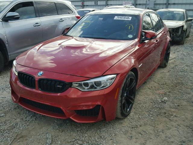 WBS8M9C57H5G84090 - 2017 BMW M3 ORANGE photo 2