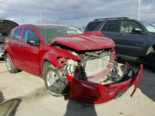 1B3HB28B77D174697 - 2007 DODGE CALIBER RED photo 1