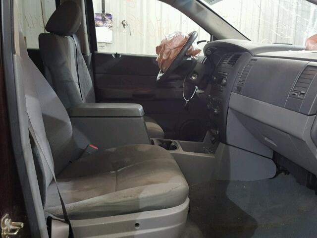 1D4HB38N25F553139 - 2005 DODGE DURANGO ST BURGUNDY photo 5