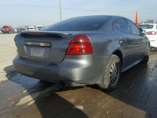 2G2WP522551204620 - 2005 PONTIAC GRAND PRIX GRAY photo 4