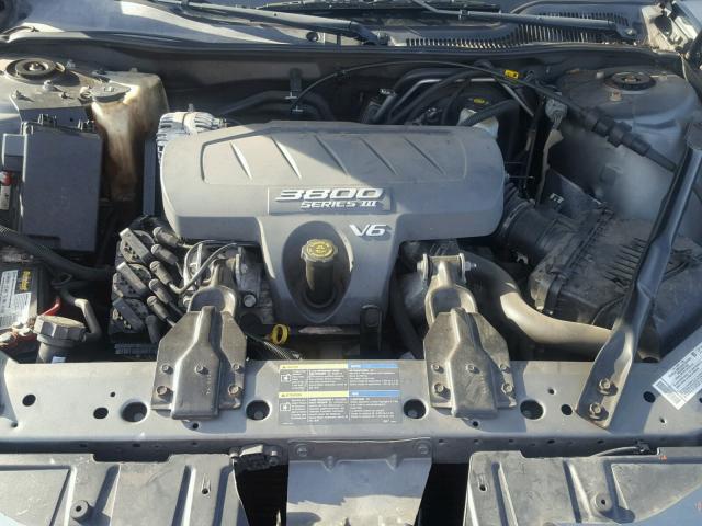 2G2WP522551204620 - 2005 PONTIAC GRAND PRIX GRAY photo 7