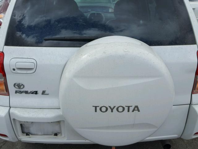 JTEGH20VX30083340 - 2003 TOYOTA RAV4 WHITE photo 9