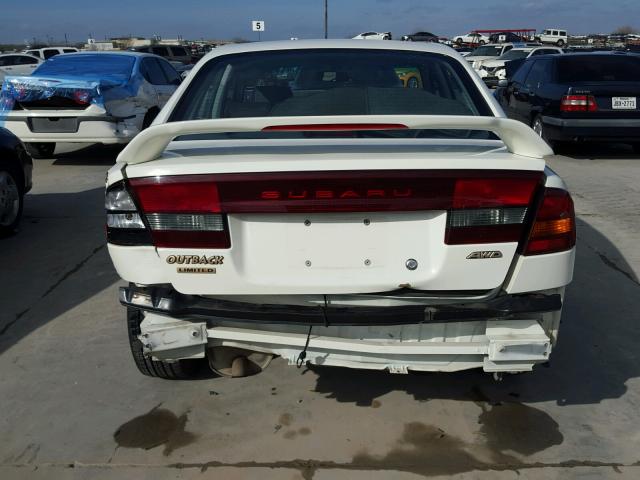 4S3BE6861Y7204346 - 2000 SUBARU LEGACY OUT WHITE photo 10