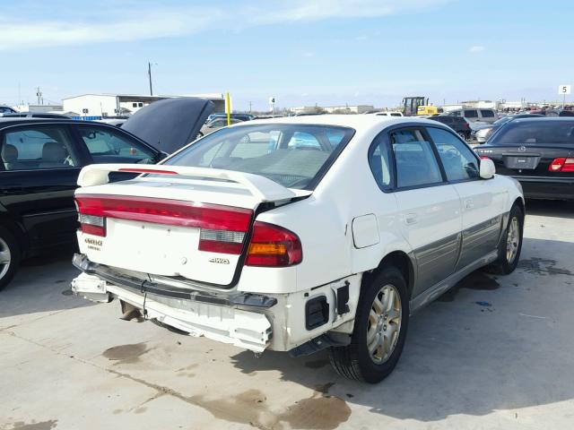 4S3BE6861Y7204346 - 2000 SUBARU LEGACY OUT WHITE photo 4