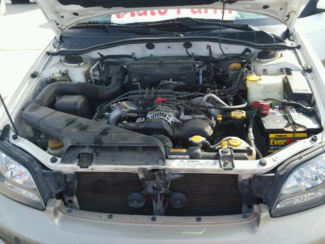 4S3BE6861Y7204346 - 2000 SUBARU LEGACY OUT WHITE photo 7