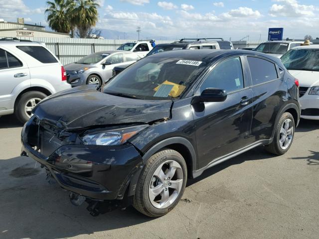 3CZRU5H3XHG705249 - 2017 HONDA HR-V LX BLACK photo 2