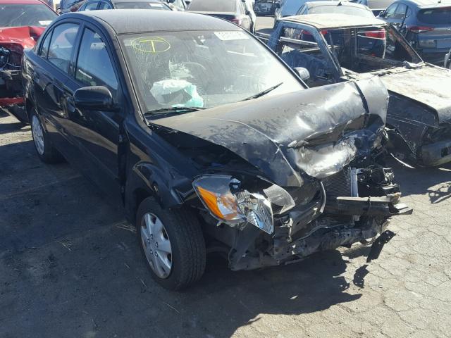 KNADH4A35A6610871 - 2010 KIA RIO LX Սև լուսանկար 1