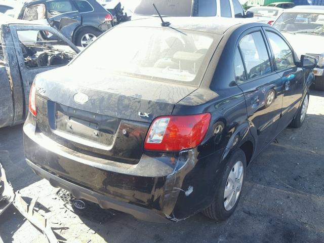 KNADH4A35A6610871 - 2010 KIA RIO LX Սև լուսանկար 4