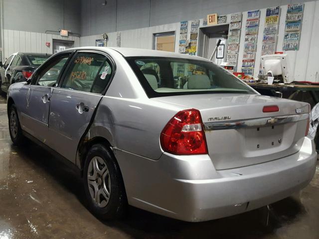 1G1ZS58F07F202571 - 2007 CHEVROLET MALIBU LS ვერცხლისფერი ფოტო 3