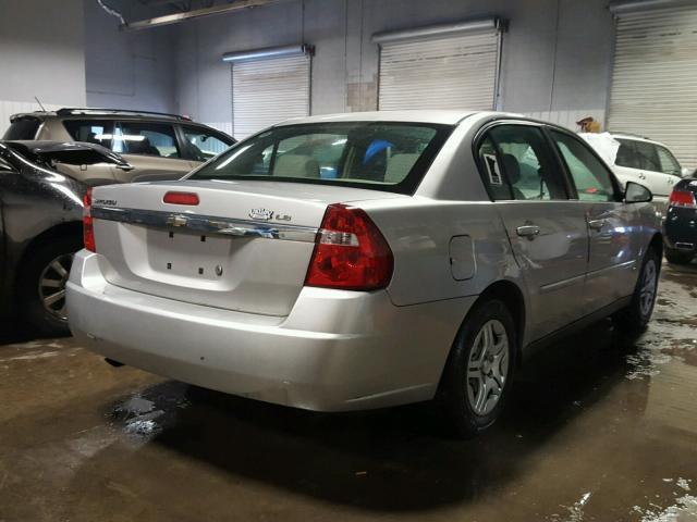 1G1ZS58F07F202571 - 2007 CHEVROLET MALIBU LS ვერცხლისფერი ფოტო 4