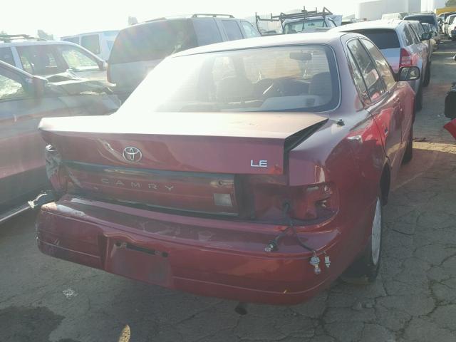 4T1SK12EXPU298640 - 1993 TOYOTA CAMRY LE BURGUNDY photo 4