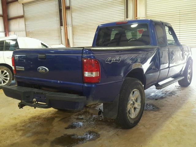 1FTZR45E06PA50471 - 2006 FORD RANGER SUP BLUE photo 4