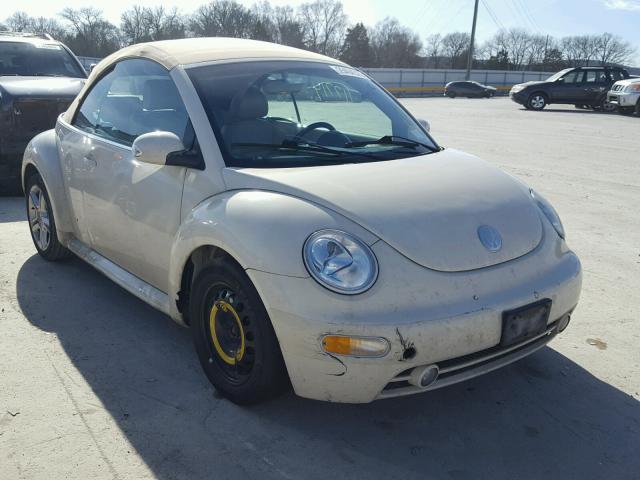 3VWCD31YX5M358408 - 2005 VOLKSWAGEN NEW BEETLE 奶油色 照片 1