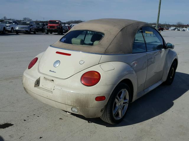 3VWCD31YX5M358408 - 2005 VOLKSWAGEN NEW BEETLE 奶油色 照片 4