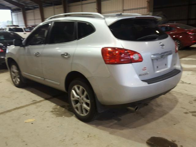 JN8AS5MT9CW260855 - 2012 NISSAN ROGUE S SILVER photo 3