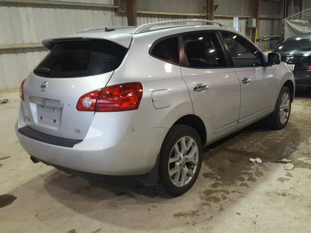 JN8AS5MT9CW260855 - 2012 NISSAN ROGUE S SILVER photo 4