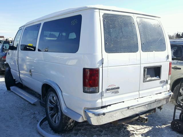 1FBNE31L78DB39763 - 2008 FORD ECONOLINE WHITE photo 3