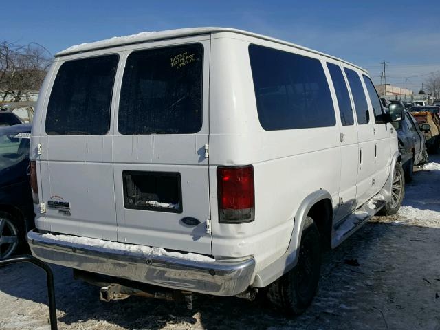 1FBNE31L78DB39763 - 2008 FORD ECONOLINE WHITE photo 4