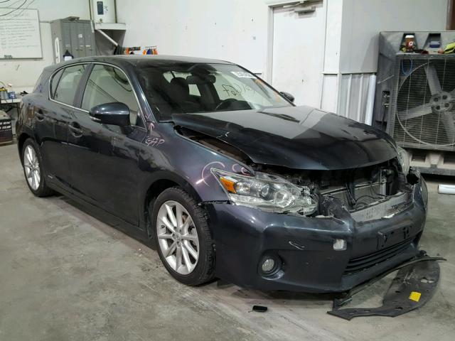 JTHKD5BHXB2040234 - 2011 LEXUS CT 200 GRAY photo 1