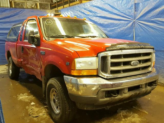 1FTNX21S11ED05248 - 2001 FORD F250 SUPER RED photo 1