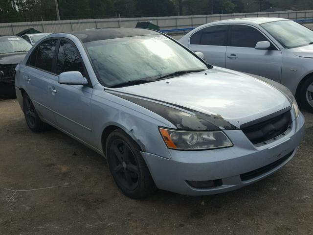 5NPEU46F66H080767 - 2006 HYUNDAI SONATA BLUE photo 1