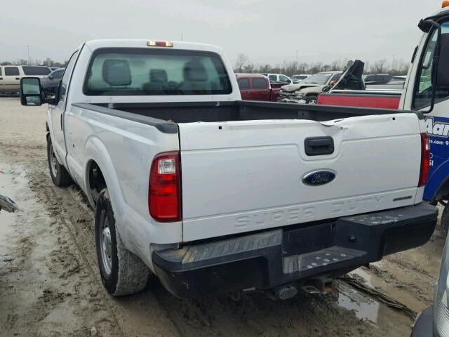 1FTBF2A60FEC55720 - 2015 FORD F250 SUPER WHITE photo 3