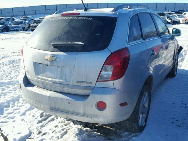 3GNAL4EK7DS582925 - 2013 CHEVROLET CAPTIVA LT GRAY photo 4