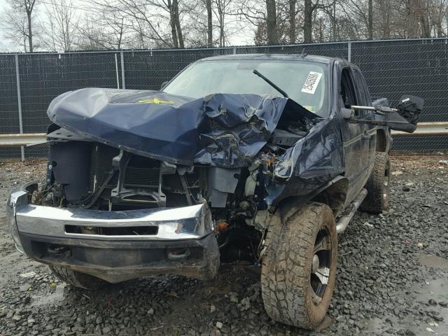 1GCHK59K59E137224 - 2009 CHEVROLET SILVERADO BLUE photo 2