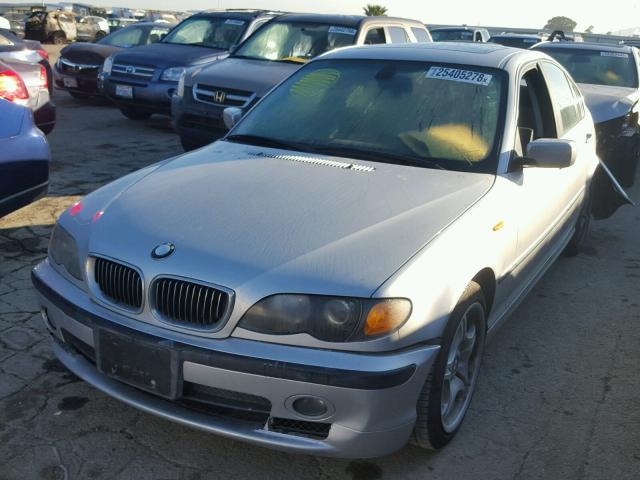WBAEV53404KM38026 - 2004 BMW 330 I SILVER photo 2