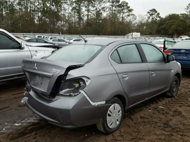 ML32F3FJ8HH004855 - 2017 MITSUBISHI MIRAGE G4 SILVER photo 4