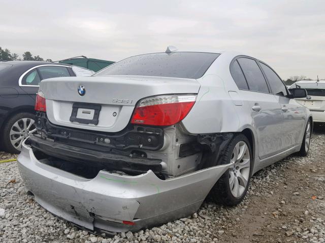 WBANW13578CN57268 - 2008 BMW 535 I SILVER photo 4