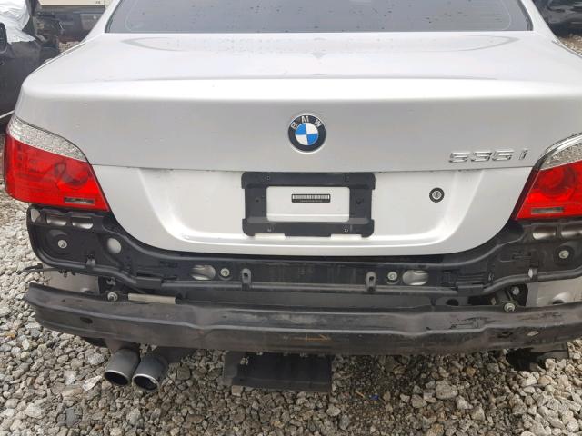 WBANW13578CN57268 - 2008 BMW 535 I SILVER photo 9